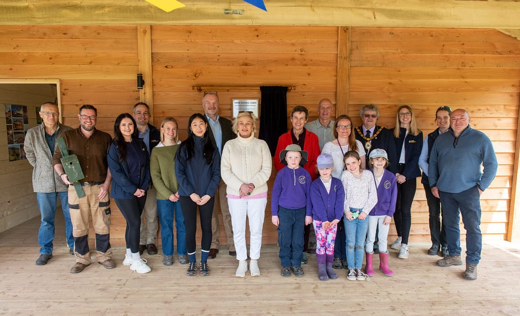 UK’s Minister for Nature celebrates Viper Innovations’ CSR success story at Viper Woods Cabin opening ceremony